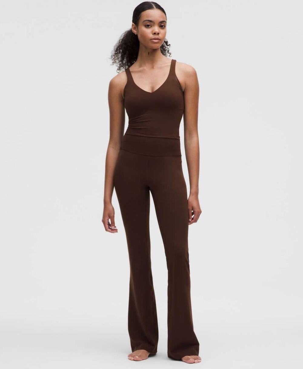 Lululemon Groove Nulu High Rise Flared Pants Women’s 4 Lava Cake 33” EUC